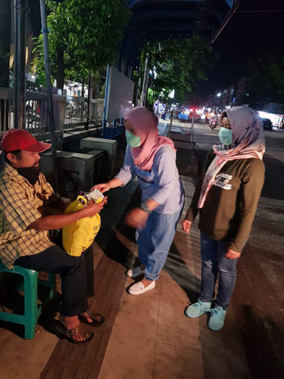 Bantu Warga Terdampak Covid-19, Komunitas GeRak Kembali Gelar Aksi Sosial di Pekanbaru